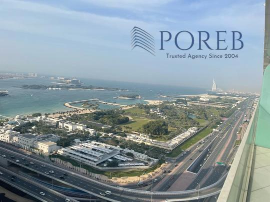 Specious 1BR Furnished | Sea View | High Floor
